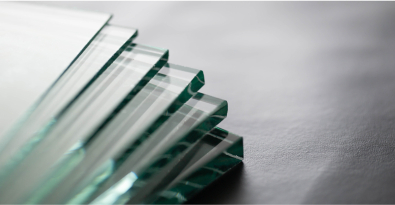 What materials are generally used for medical glass?